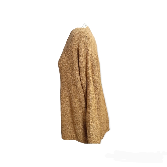 Womens sz Lg Gold popcorn super soft Charlotte Russe sweater - Picture 6 of 8